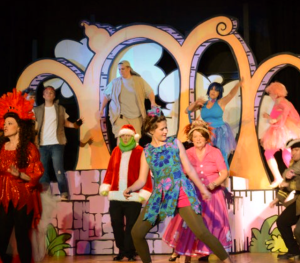 Main Set. Set and Prop Design by Cally Curtis for "Seussical, The Musical," McCoy's Grand Theatre.