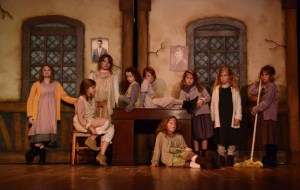 Municipal Girls Orphanage. Set and Prop Design by Cally Curtis for the musical "Annie," McCoy's Grand Theatre.