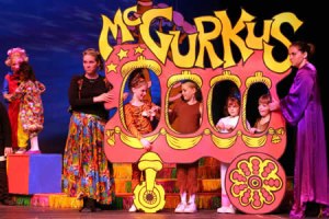 Circus McGurkus Set, Suessical." McCoy's Grand Theatre. Cally Curtis, Set Design.