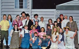 Clapboard House Set Design for "The Adventures of Tom Sawyer." McCoy Theatre. Cally Curtis, Set Design.
