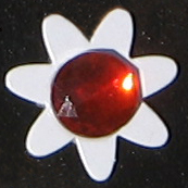 Flower Button for CallyCurtis.com site.