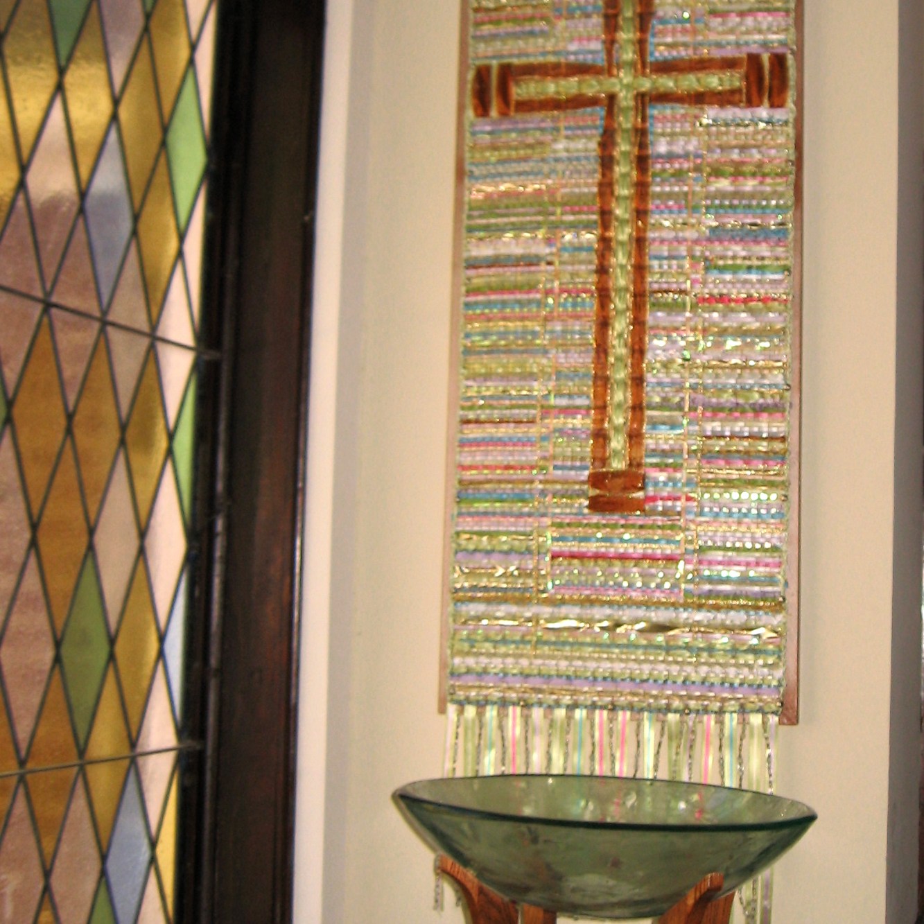 "Ribbon Cross" from Liturgical Art Workshop by Cally Curtis